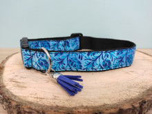 Collier chien bleuets des monts d&#39;Arrée