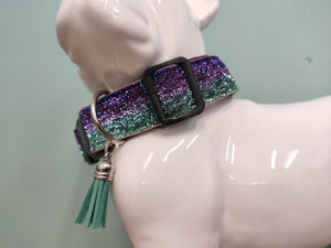 Collier chien paillette