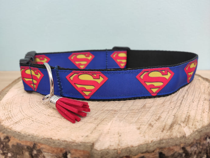 Collier chien Superman