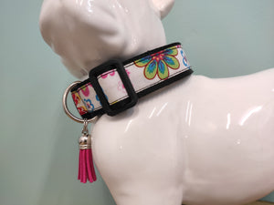 Collier chien Fleurs (plusieurs modèles)