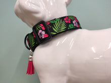 Collier chien Hibiscus