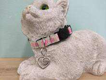 Collier chat Coeurs Roses